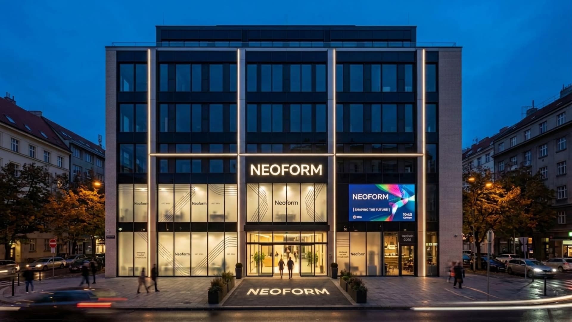 Branding elewacji i oznakowanie budynków